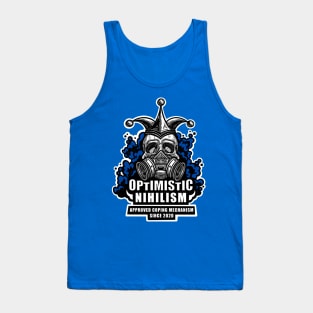 Optimistic Nihilism - Blue Tank Top